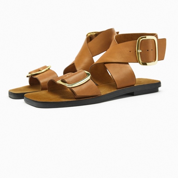 Zara leather sandals - Picture 4 of 6